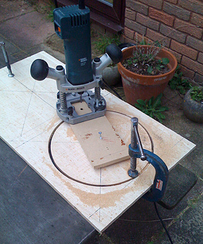 Tom Featherstone's ply drum - mid cut